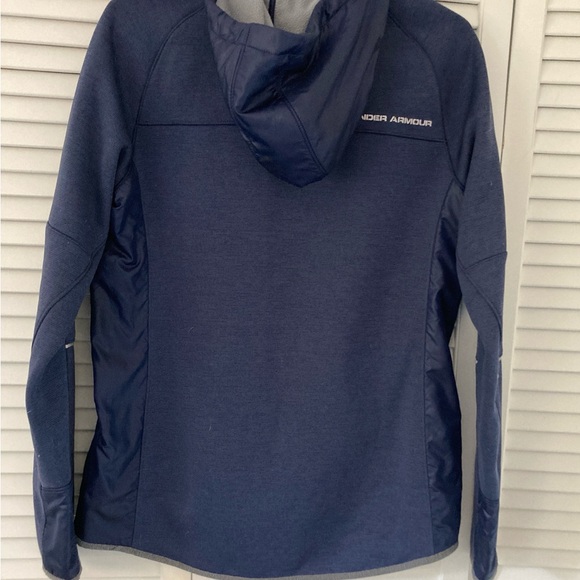 Women's Under Armour Cold Gear Fleece Lined Full Zipper Hooded Jacket, Medium - Picture 4 of 6